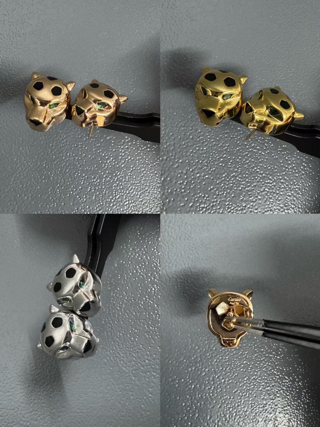 [TOP]CHRRTAH-PRINT STUD EARRINGS, THREE COLORS
