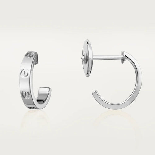 [Aurelle Style]LOVE EARRINGS 2.65MM SILVER
