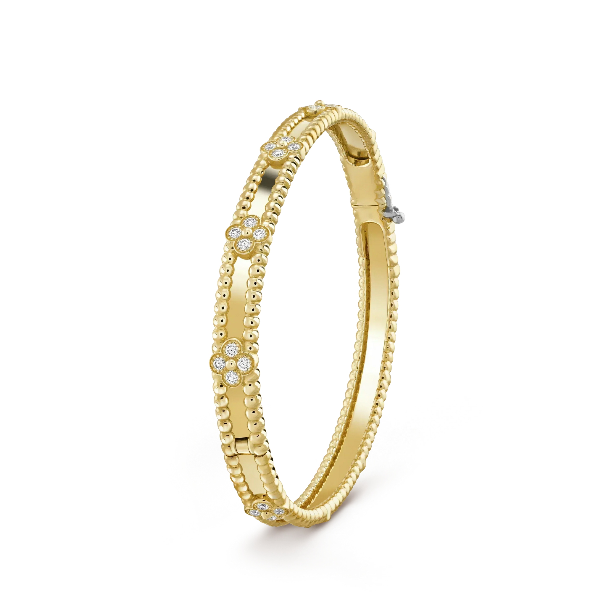 [Aurelle Style]CLOVER BRACELET 4MM DIAMONDS