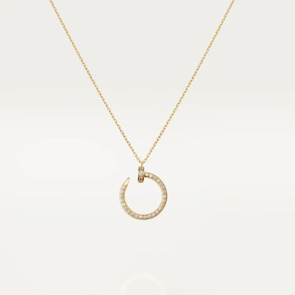 [Aurelle Style]JUSTE NECKLACE GOLD DIAMONDS