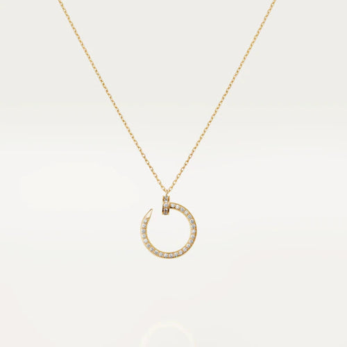 [Aurelle Style]JUSTE NECKLACE GOLD DIAMONDS