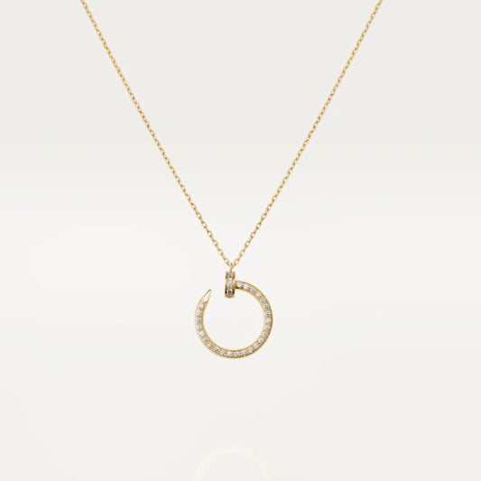 [Aurelle Style]JUSTE NECKLACE GOLD DIAMONDS