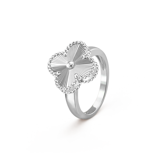 [Aurelle Style]CLOVER SILVER RING