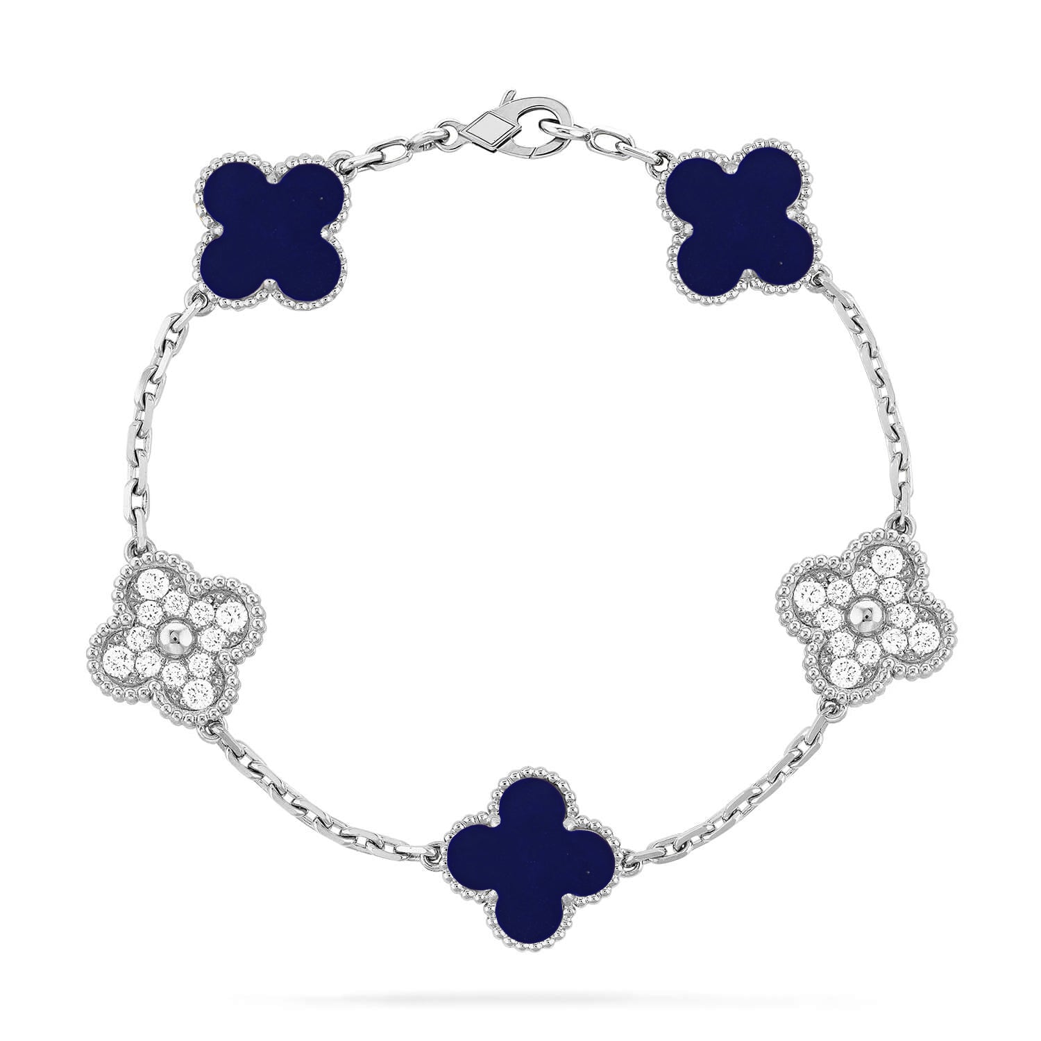 [Aurelle Style]CLOVER 5 MOTIF LAPIS LAZULI BRACELET COLLECTION