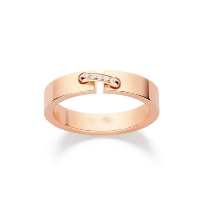 [Aurelle Style]ALLIANCE LIENS VIDENCE DIAMOND 4MM RING