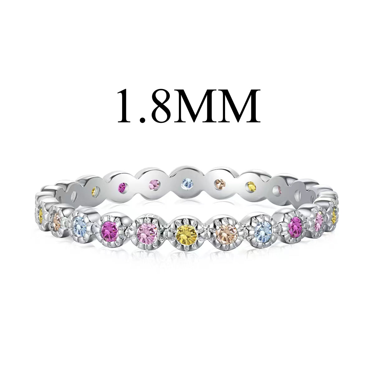 [Aurelle Style]Unique Scintillating Round Cut Daily Ring