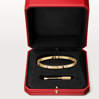 [Aurelle Style]LOVE BRACELET 3.65MM 10 DIAMONDS