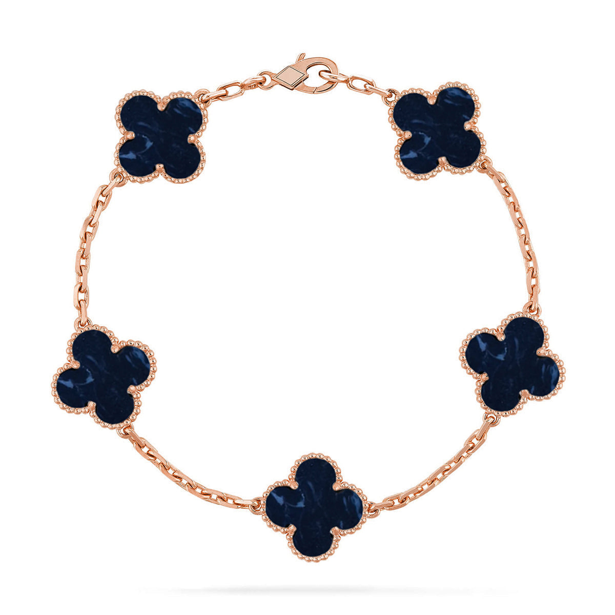 [Aurelle Style]CLOVER 5 MOTIF PIETERSITE BRACELET COLLECTION