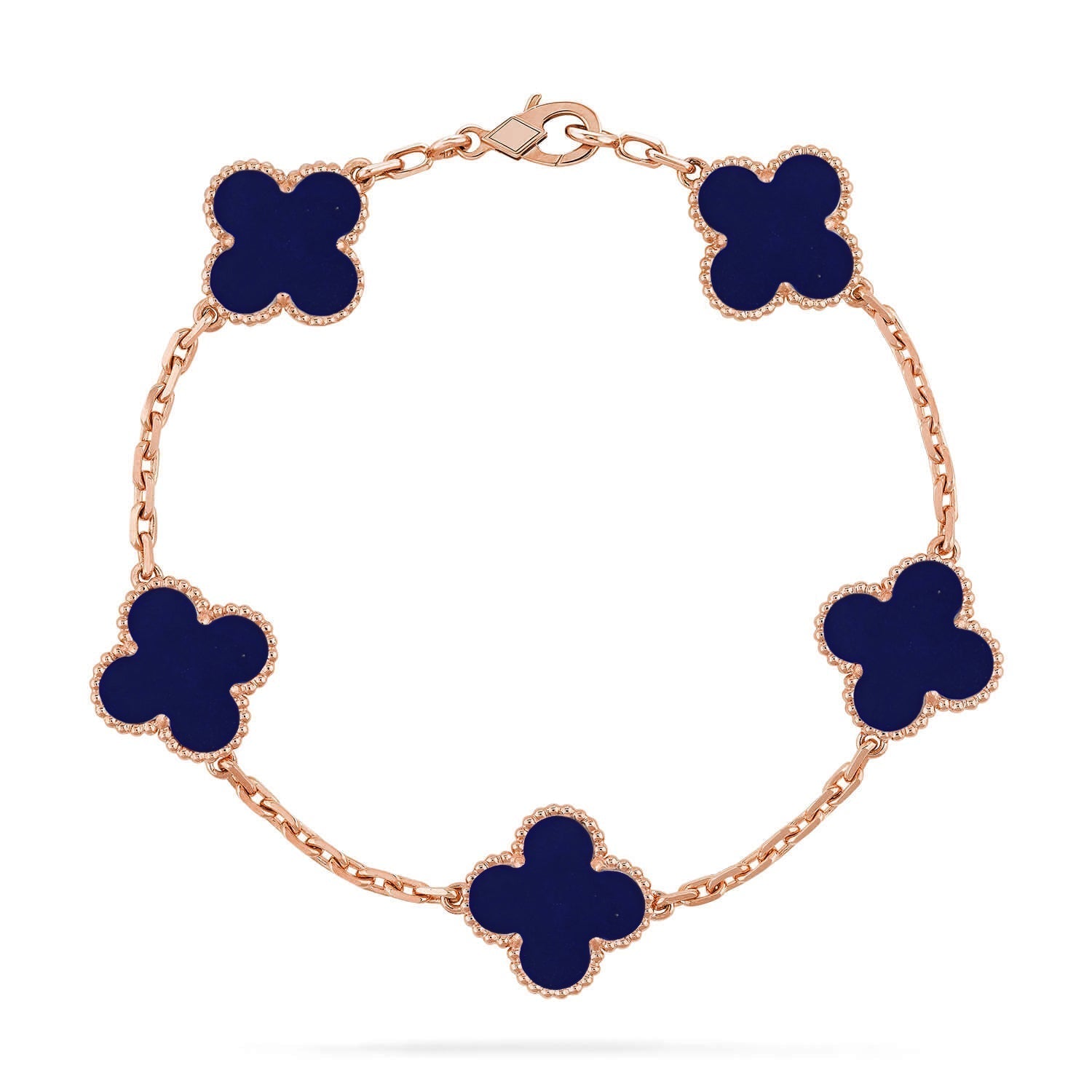 [Aurelle Style]CLOVER 5 MOTIF LAPIS LAZULI BRACELET COLLECTION