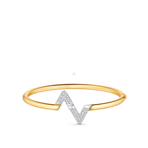 [Aurelle Style]VOLTE UPSITE DOWN GOLD DIAMOND BRACELET