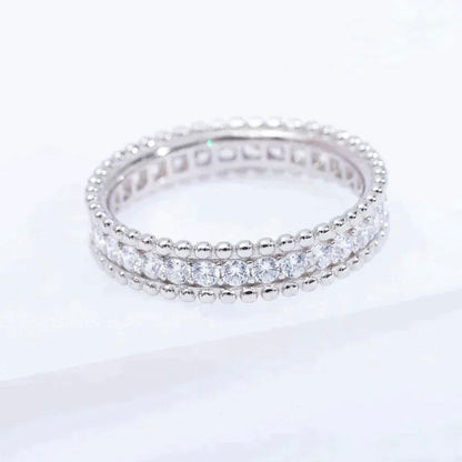 [Aurelle Style]PERLEE DIAMOND SILVER RING