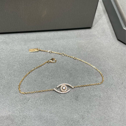 [Aurelle Style]Lucky Eye Pave-Set Diamond Bracelet