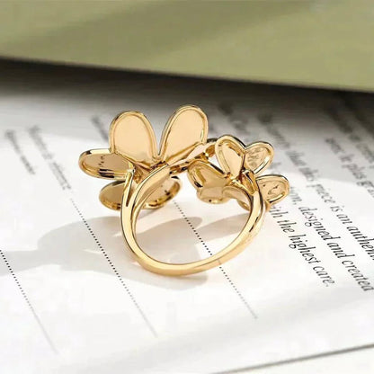 [Aurelle Style]CLOVER COMOS GOLD DIAMOND RING