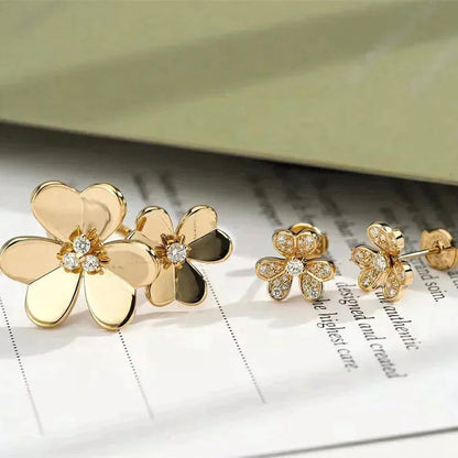 [Aurelle Style]CLOVER COMOS GOLD DIAMOND RING