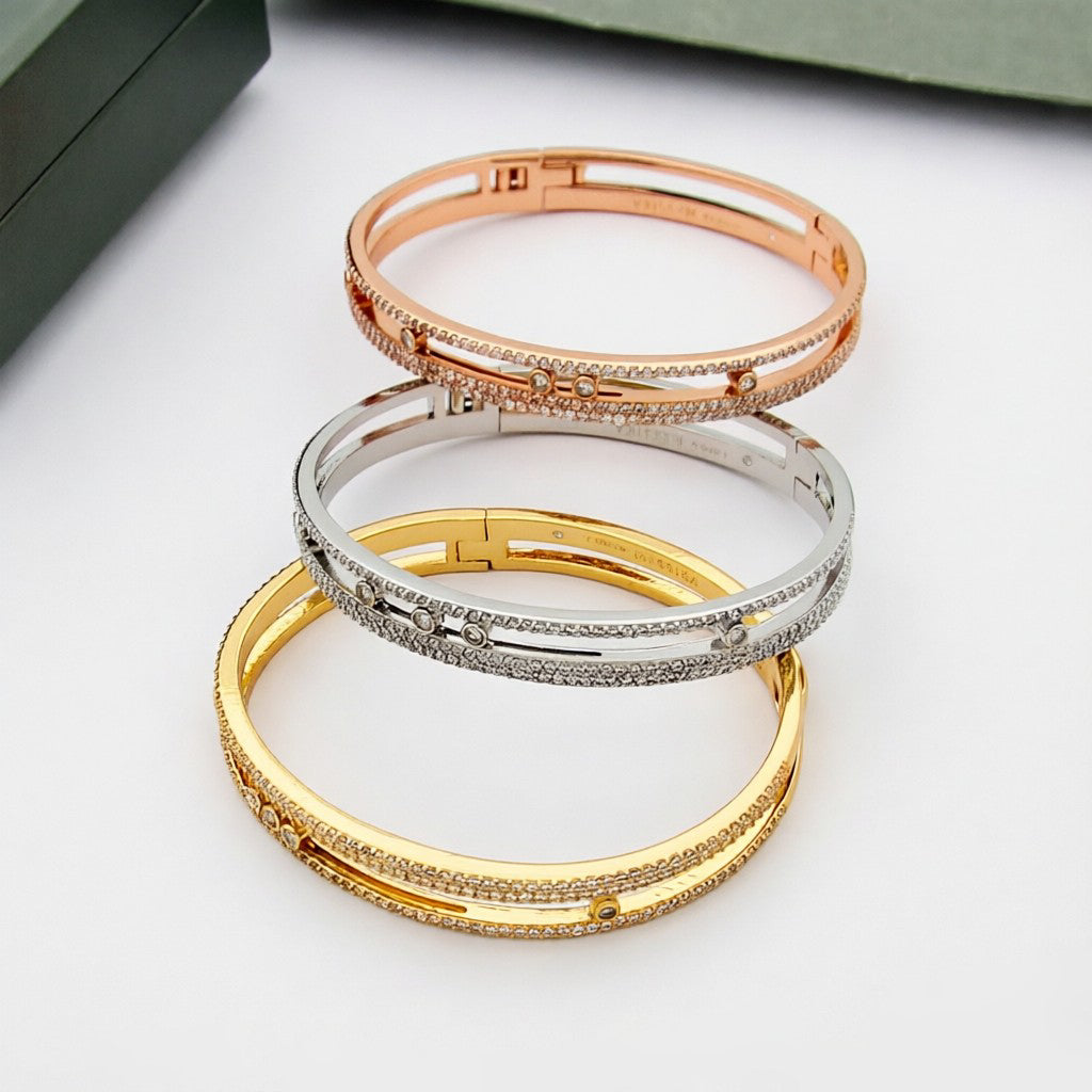 [Aurelle Style]Move Romane pavé bangle
