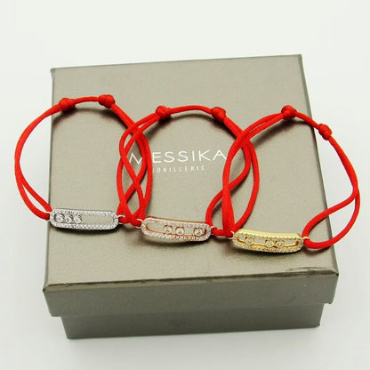 [Aurelle Style]Messika Care(s) pink cord pavé bracelet