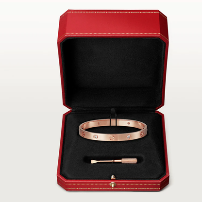 [Aurelle Style]LOVE BRACELET 6.1MM 4 DIAMONDS