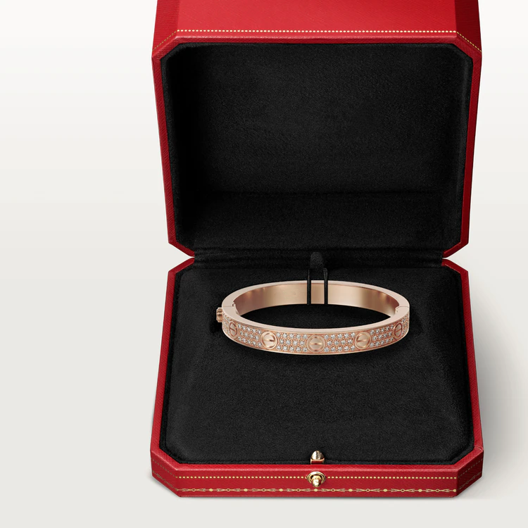 [Aurelle Style]LOVE BRACELET 6.1MM DIAMOND-PAVED