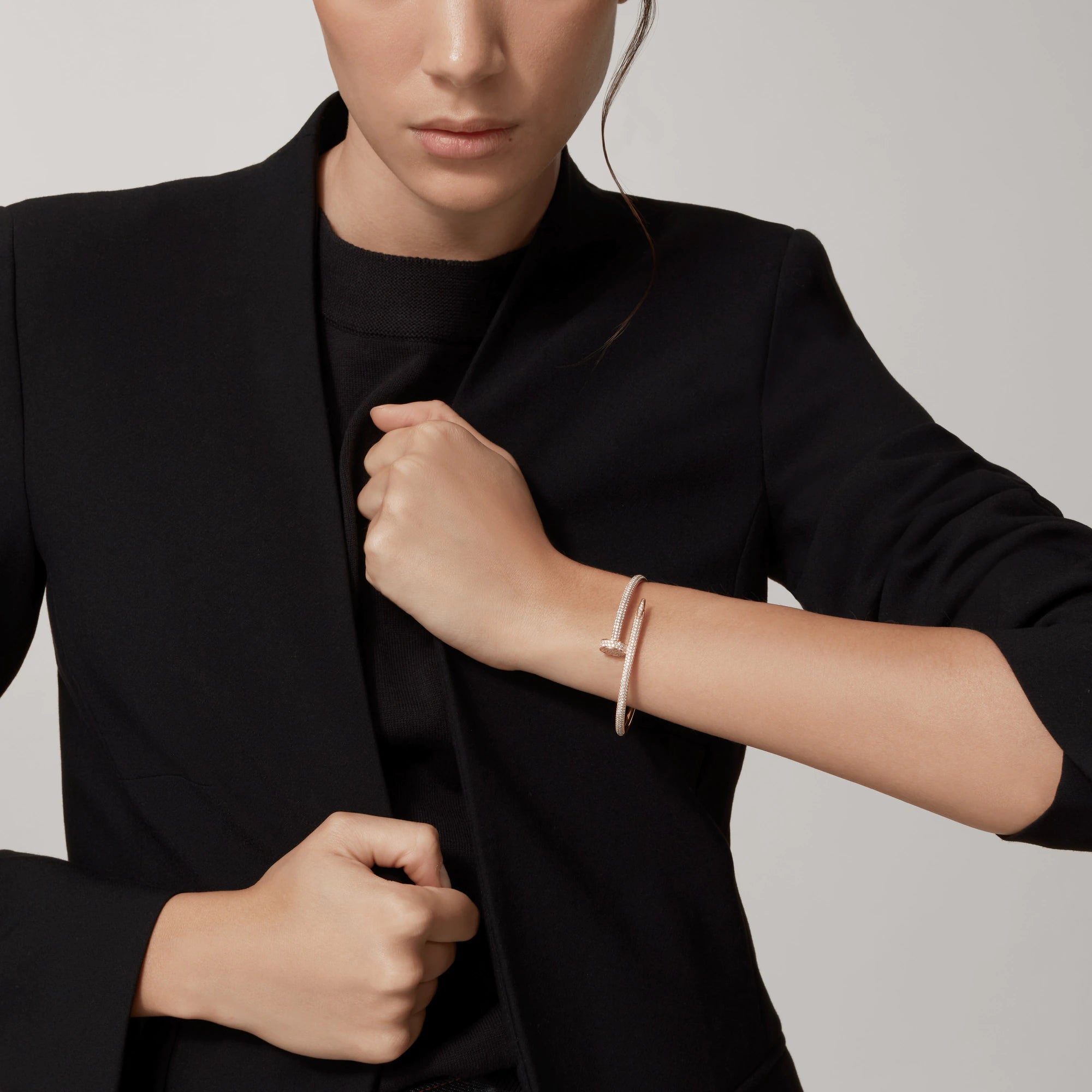 [Aurelle Style]JUSTE BRACELET 3.5MM ALL DIAMONDS