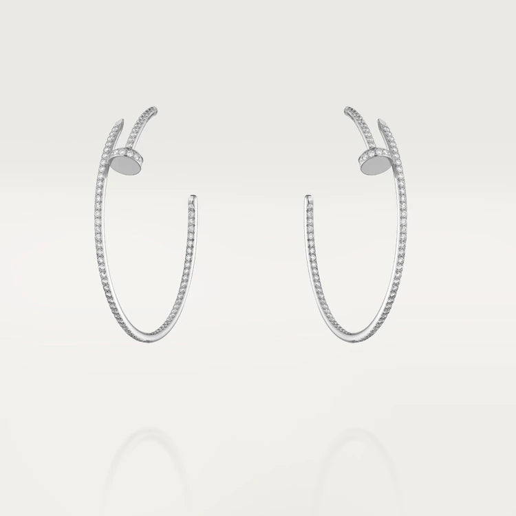 [Aurelle Style]JUSTE EARRINGS FULL DIAMONDS 1.8MM