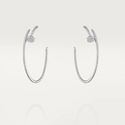 [Aurelle Style]JUSTE EARRINGS FULL DIAMONDS 1.8MM