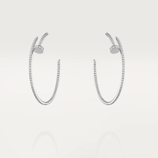 [Aurelle Style]JUSTE EARRINGS FULL DIAMONDS 1.8MM
