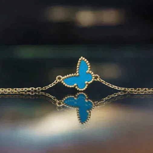 [Aurelle Style]BUTTERFLY TURQUOISE BUTTERFLY BRACELET
