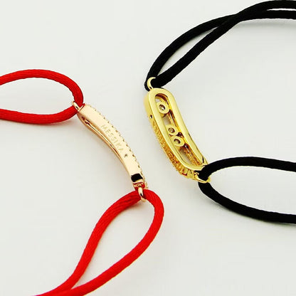 [Aurelle Style]Messika Care(s) pink cord pavé bracelet