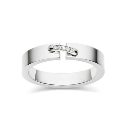 [Aurelle Style]ALLIANCE LIENS VIDENCE DIAMOND 4MM RING