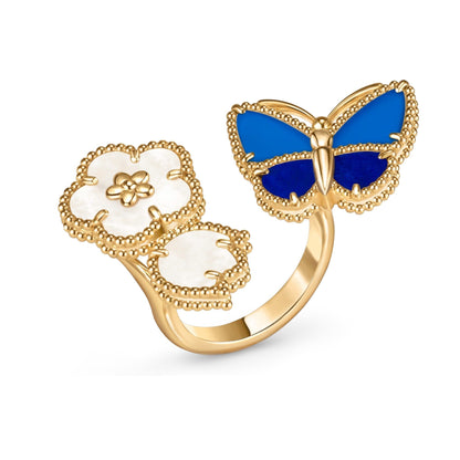 [Aurelle Style]LUCKY SPRING BUTTERFLY OPEN-FACE RINGS
