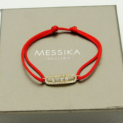 [Aurelle Style]Messika Care(s) pink cord pavé bracelet