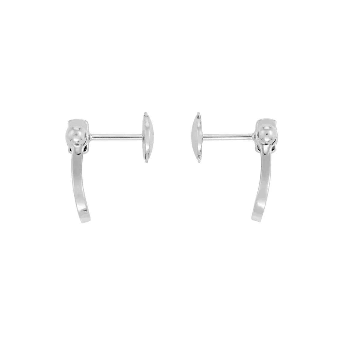 [Aurelle Style]FORCE 10 FULL DIAMOND STUD EARRINGS MINI MODEL
