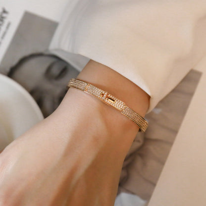 [Aurelle Style]KELLY BRACELET DIAMOND PAVED