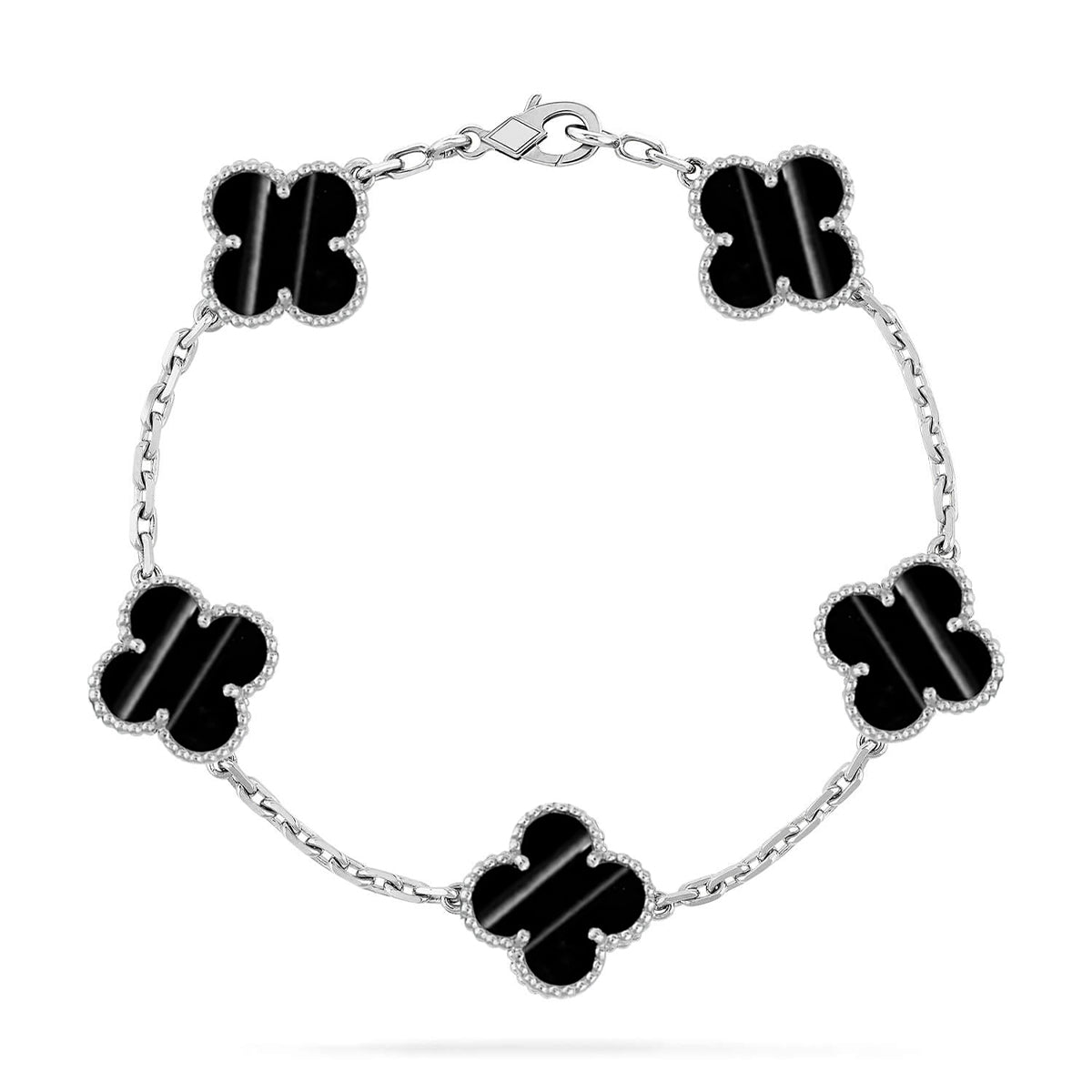 [Aurelle Style] CLOVER 5 MOTIF PULSAR STONE BRACELET COLLECTION