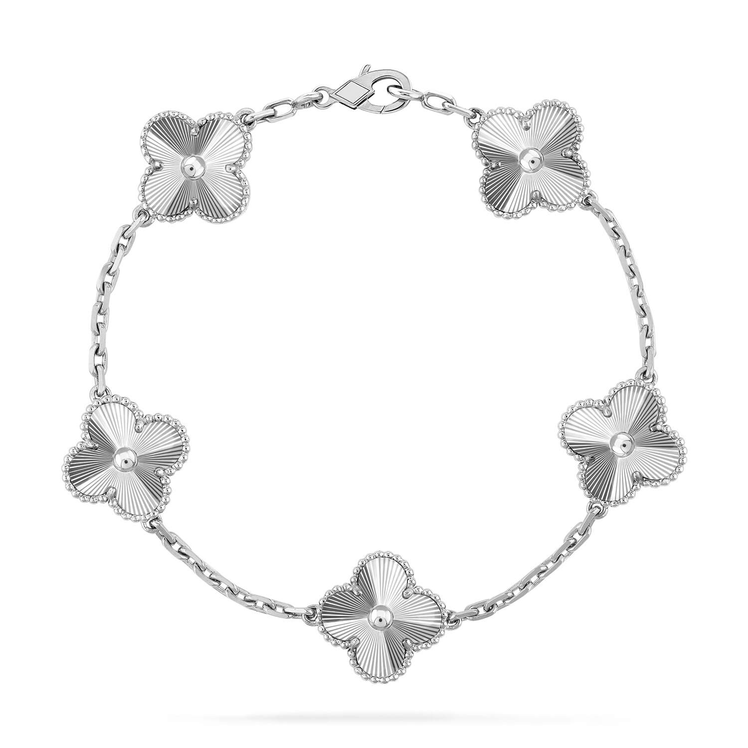 [Aurelle Style] CLOVER 5 MOTIF LASER BRACELET COLLECTION
