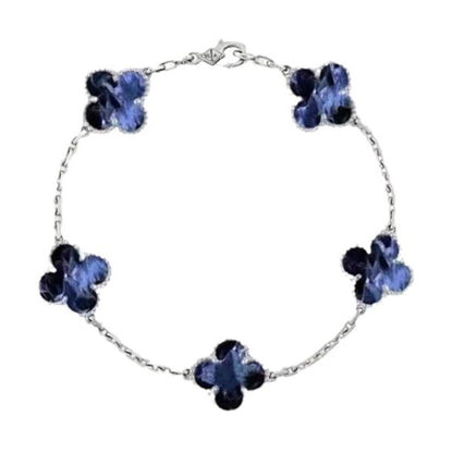 [Aurelle Style]CLOVER 5 MOTIF PIETERSITE BRACELET COLLECTION