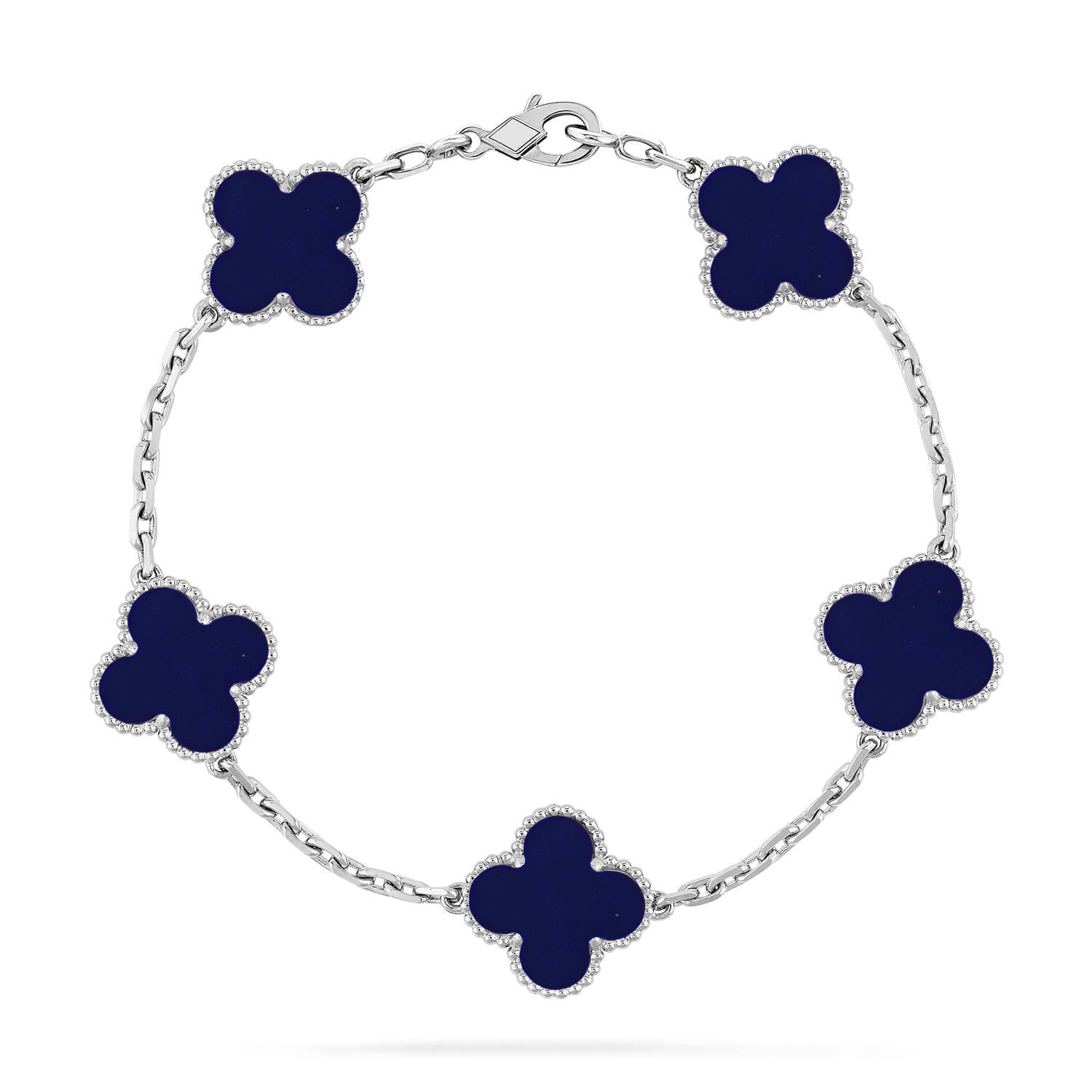 [Aurelle Style]CLOVER 5 MOTIF LAPIS LAZULI BRACELET COLLECTION