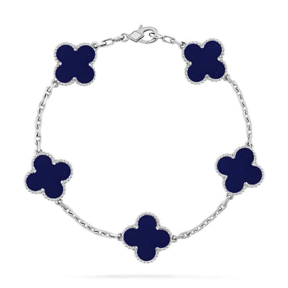 [Aurelle Style]CLOVER 5 MOTIF LAPIS LAZULI BRACELET COLLECTION