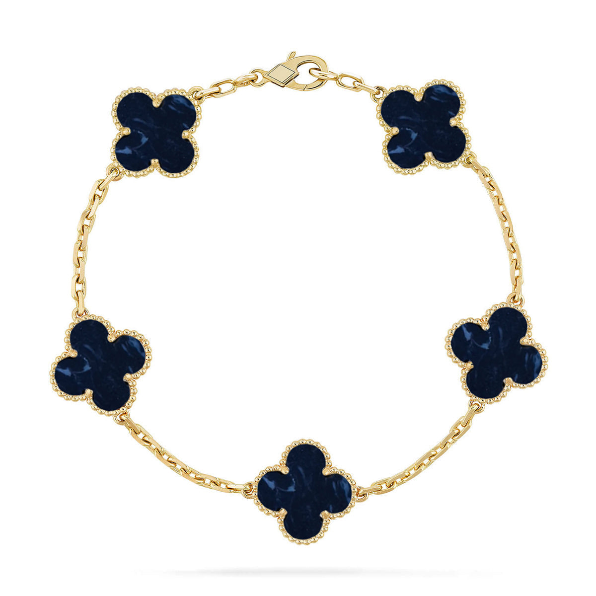 [TOP]CLOVER 5 MOTIF PIETERSITE BRACELET COLLECTION