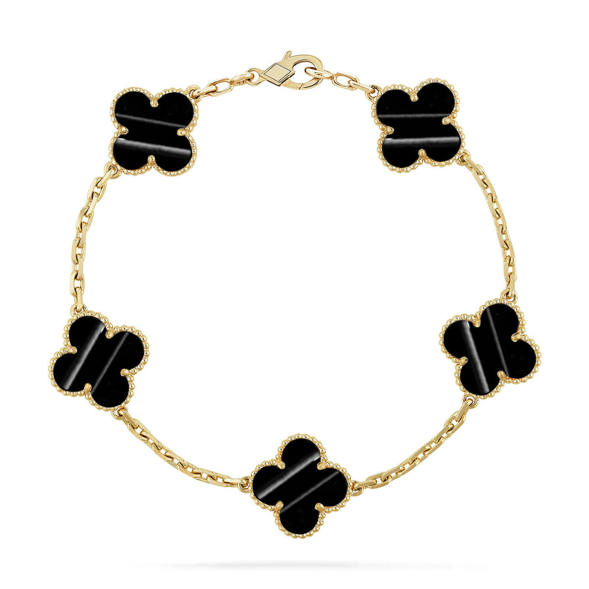 [Aurelle Style] CLOVER 5 MOTIF PULSAR STONE BRACELET COLLECTION