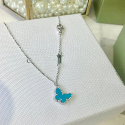 [Aurelle Style]BUTTERFLY TURQUOISE BUTTERFLY BRACELET SILVER