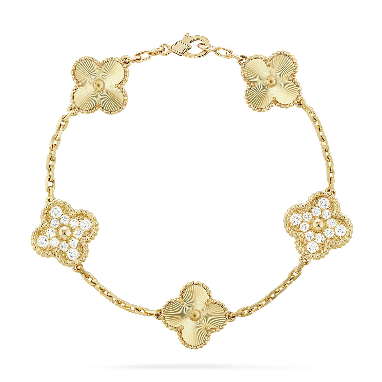[Aurelle Style] CLOVER 5 MOTIF LASER BRACELET COLLECTION