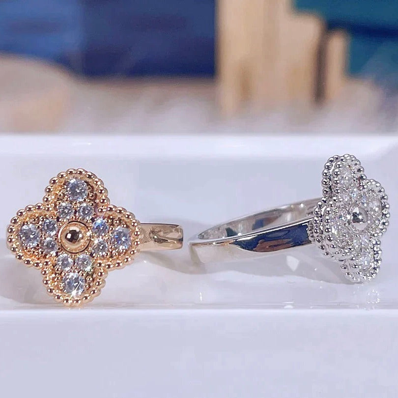 [Aurelle Style]CLOVER DIAMOND RING