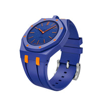 Dark Blue + Orange