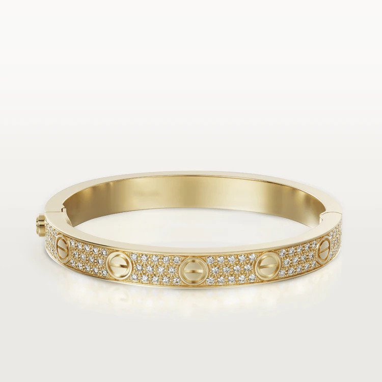 [Aurelle Style]LOVE BRACELET 6.1MM DIAMOND-PAVED