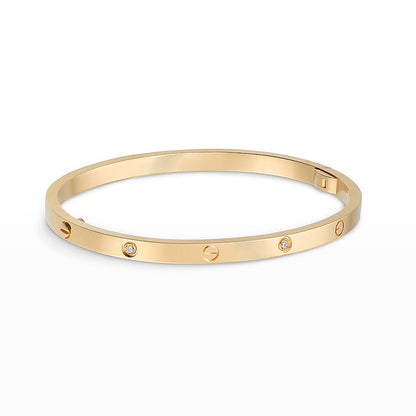 [Aurelle Style]LOVE BRACELET 3.65MM 6 DIAMONDS