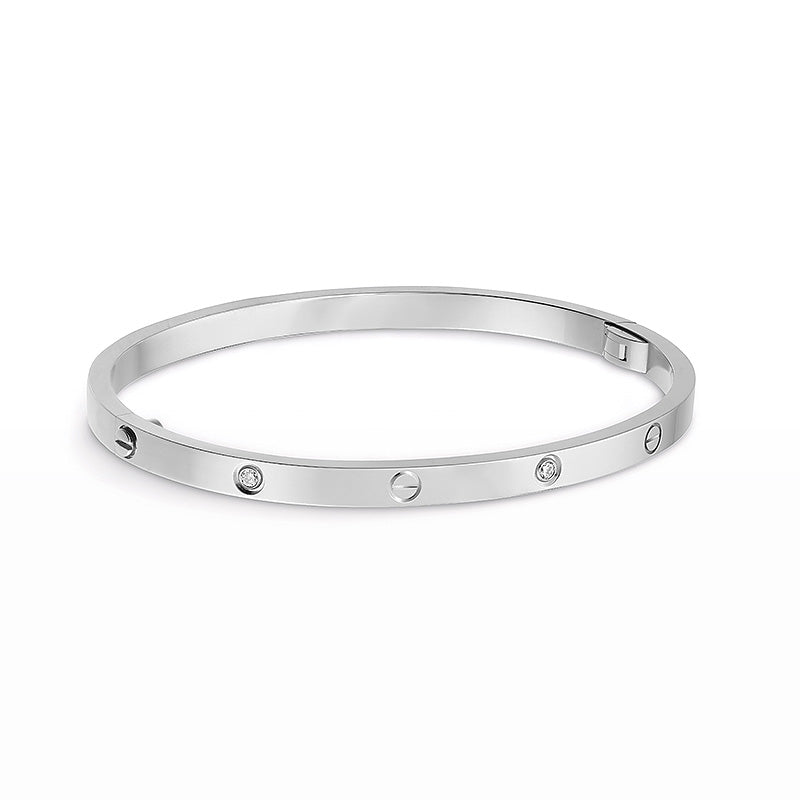 [Aurelle Style]LOVE BRACELET 3.65MM 6 DIAMONDS