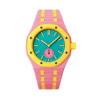 Pink And Yellow-3 O'clock Crown