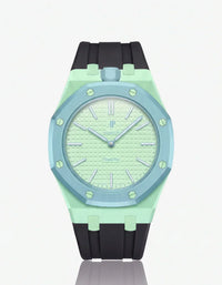 Mint green+Black