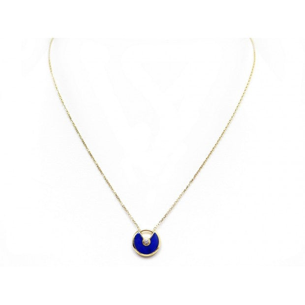[Aurelle Style]AMULETTE ROSE GOLD AGATE NECKLACE